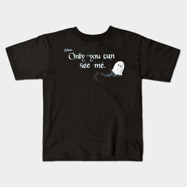 Only You (with ghost) Kids T-Shirt by ElephantShoe